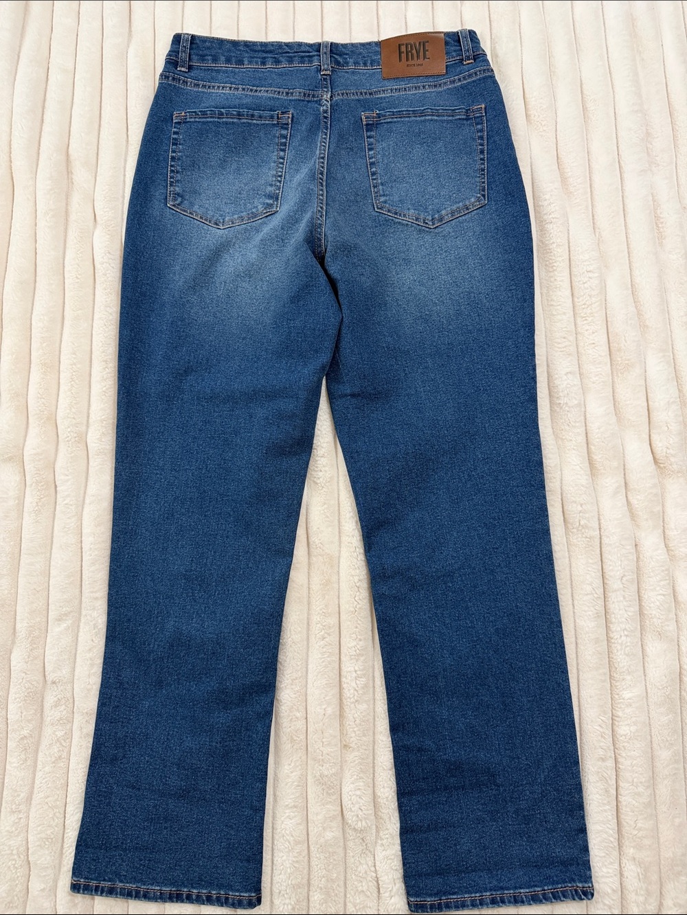 FRYE Women's Deep Indigo Straight-Leg Jeans